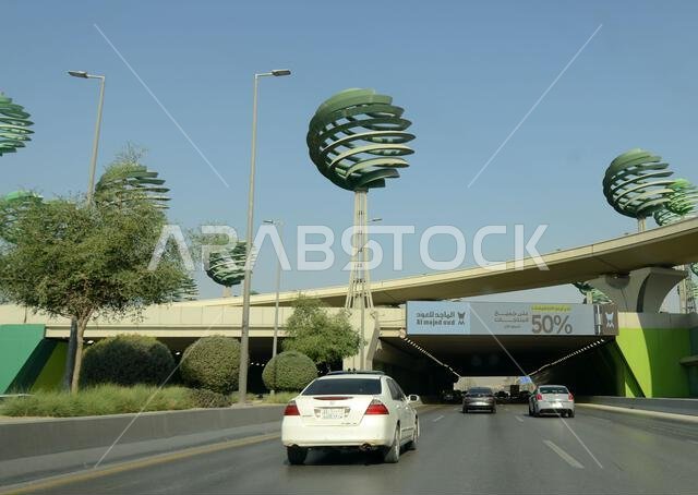 العمل الفني "الكرات" في الرياض، المملكة العربية السعودية.