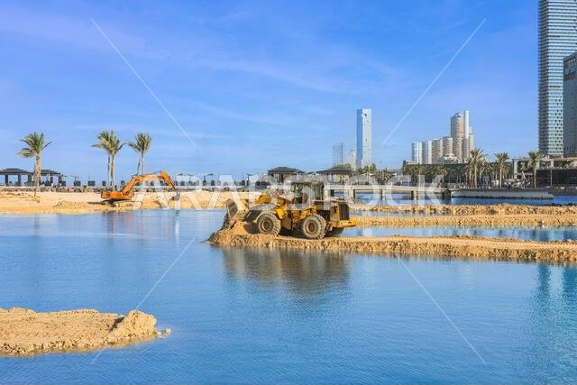 مشروع تطوير الواجهة البحرية واستصلاح الأراضي