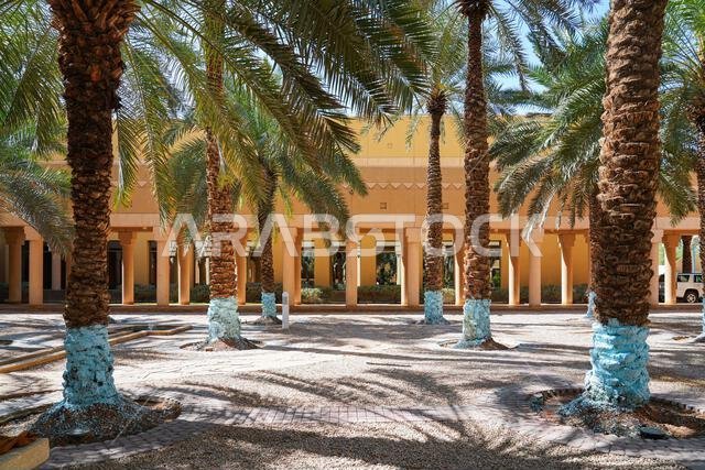 Traditional Najdi architecture of the Murabba Historical Palace in Riyadh, Saudi Arabia