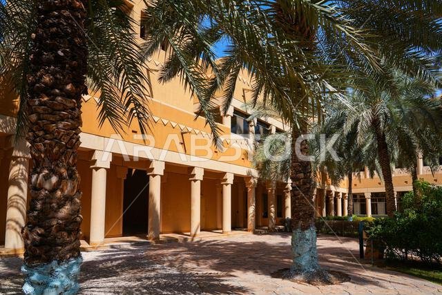 Traditional Najdi architecture of the Murabba Historical Palace in Riyadh, Saudi Arabia