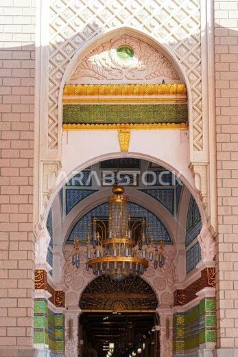 باب السلام في المسجد النبوي في المدينة المنورة، المملكة العربية السعودية