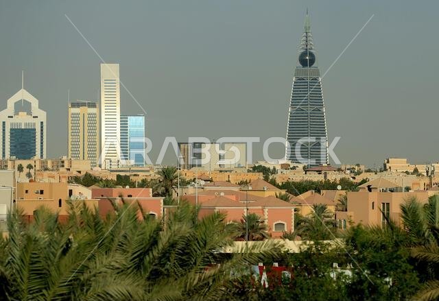 الحياة اليومية في عاصمة المملكة العربية السعودية - الرياض. وسط مدينة الرياض، الرياض
