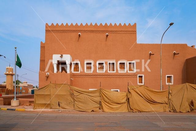 Al-Subaie historic palace in Shaqra, a desert village in the heart of Nejd, Saudi Arabia