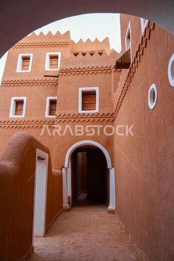 Al-Subaie historic palace in Shaqra, a desert village in the heart of Nejd, Saudi Arabia