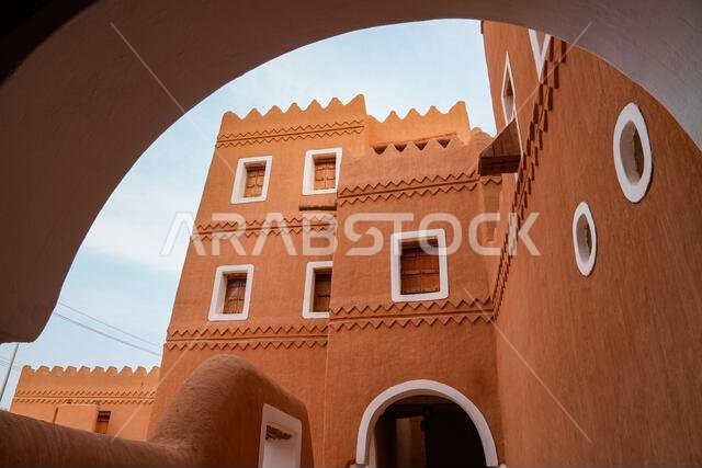 Al-Subaie historic palace in Shaqra, a desert village in the heart of Nejd, Saudi Arabia