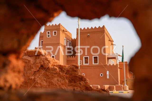 Al-Subaie historic palace in Shaqra, a desert village in the heart of Nejd, Saudi Arabia