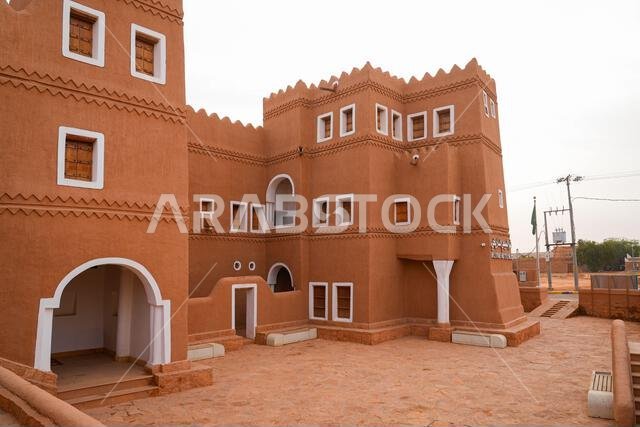 Al-Subaie historic palace in Shaqra, a desert village in the heart of Nejd, Saudi Arabia