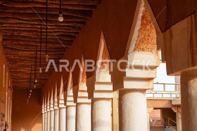 Traditional adobe religious building at the heart of Shaqra heritage village, Saudi Arabia