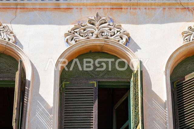 The historic Kaki Palace with traditional Hejazi stone architecture in Taif, Saudi Arabia