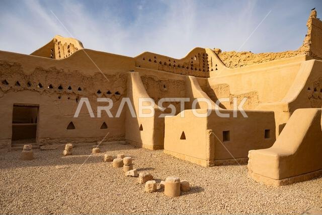 مناظر لموقع الطريف، أحد مواقع التراث العالمي لليونسكو، خارج الرياض، المملكة العربية السعودية