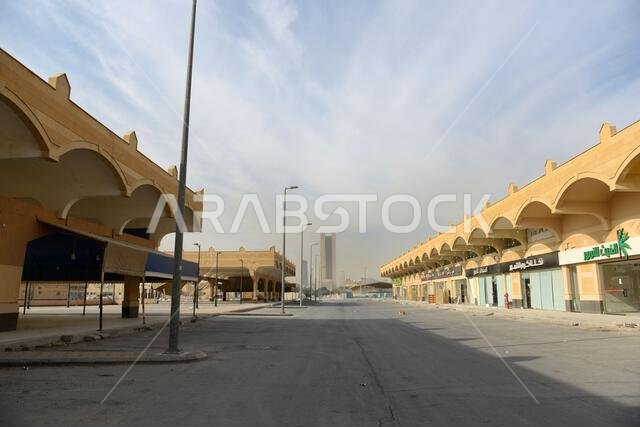 أُغلق سوق السمك شمال الرياض تمهيداً لتطويره عمرانياً. الرياض، المملكة العربية السعودية.