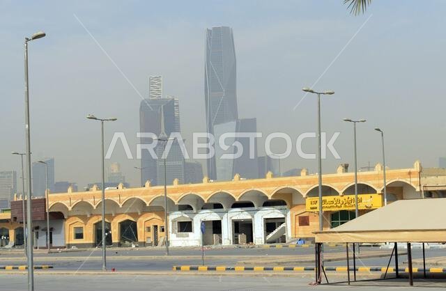 The North Riyadh fish market closed for future urban development. Riyadh, Saudi Arabia.