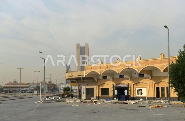 أُغلق سوق السمك شمال الرياض تمهيداً لتطويره عمرانياً. الرياض، المملكة العربية السعودية.