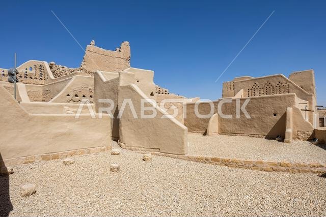 قصر الرياض سلوى في منطقة الطريف التاريخية، أحد مواقع التراث العالمي لليونسكو في الدرعية، الرياض، المملكة العربية السعودية