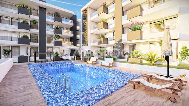 مخطط ثلاثي الابعاد لمجمع سكني فاخر, كومباوند, عمائر سكنيه, تصميم معماري هندسي حديث, الهندسه المعماريه في المملكه العربيه السعوديه