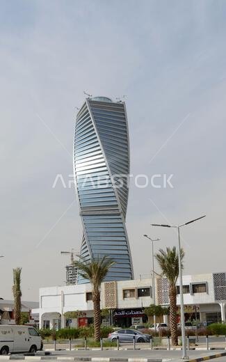 برج المجدول في الرياض، المملكة العربية السعودية.