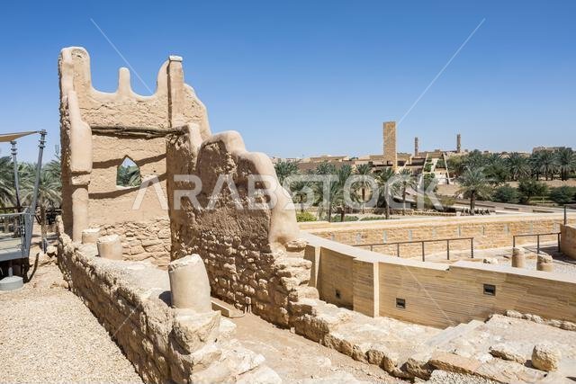 Riyadh Salwa Palace in the historic district of At-Turaif UNESCO World Heritage site in Diriyah Riyadh, Saudi Arabia