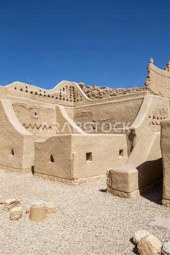 قصر الرياض سلوى في منطقة الطريف التاريخية، أحد مواقع التراث العالمي لليونسكو في الدرعية، الرياض، المملكة العربية السعودية