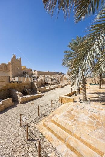 Riyadh Salwa Palace in the historic district of At-Turaif UNESCO World Heritage site in Diriyah Riyadh, Saudi Arabia