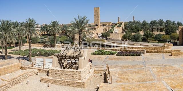 الرياض منطقة الطريف التاريخية موقع التراث العالمي لليونسكو بانوراما في الدرعية الرياض، المملكة العربية السعودية