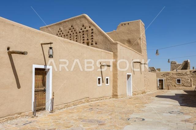 قصر الرياض سلوى في منطقة الطريف التاريخية، أحد مواقع التراث العالمي لليونسكو في الدرعية، الرياض، المملكة العربية السعودية قصر الرياض سلوى في منطقة الطريف التاريخية، أحد مواقع التراث العالمي لليونسكو في الدرعية، الرياض، المملكة العربية السعودية