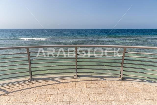 Corniche promenade in Jeddah, Saudi Arabia