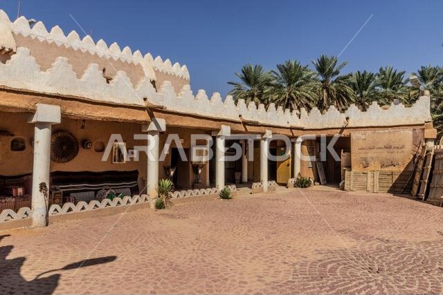 JUBBAH, SAUDI ARABIA - NOVEMBER 3, 2021: Nasser Al-Thuwaini Museum in Jubbah, Saudi Arabia