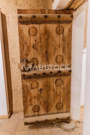 Door of Masmak Fort in Riyadh, Saudi Arabia