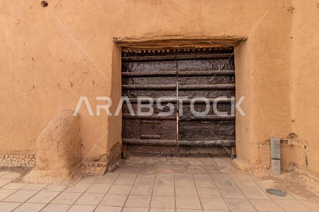 Gate of Qishlah Palace in Ha'il, Saudi Arabia