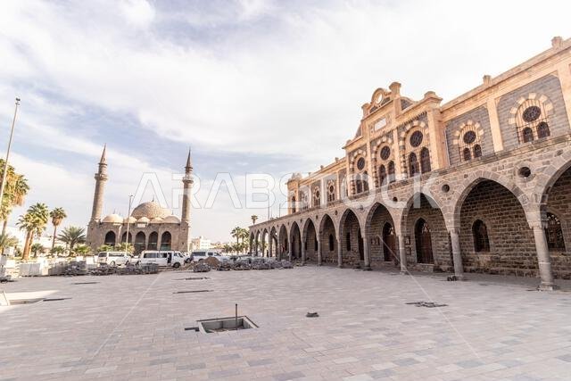 Anbariya Mosque and the former train station of Hejaz railway in Medina, Saudi Arabia Anbariya Mosque and the former train station of Hejaz railway in Medina, Saudi Arabia