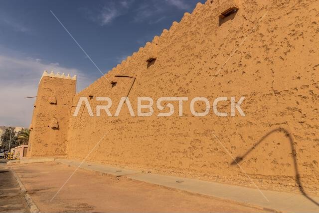 Walls of Qishlah Palace in Ha'il, Saudi Arabia