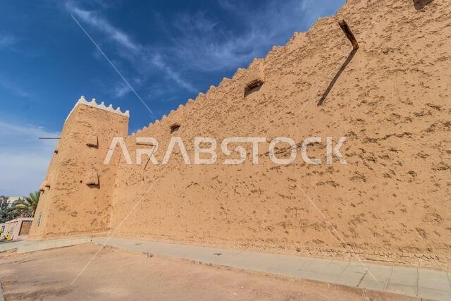 Walls of Qishlah Palace in Ha'il, Saudi Arabia