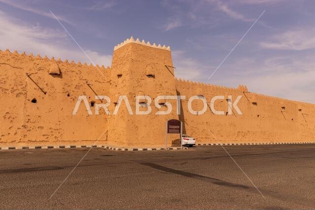 Walls of Qishlah Palace in Ha'il, Saudi Arabia