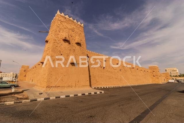 Walls of Qishlah Palace in Ha'il, Saudi Arabia