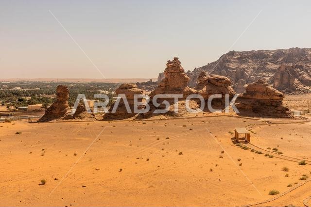 منظر لمنطقة فنون الصخور (النقوش الصخرية) في جبة، المملكة العربية السعودية منظر لمنطقة فنون الصخور (النقوش الصخرية) في جبة، المملكة العربية السعودية