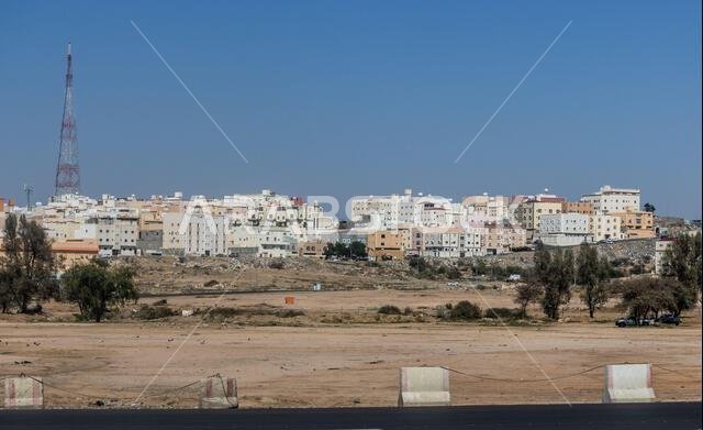 View of a village near Taif, Saudi Arabia