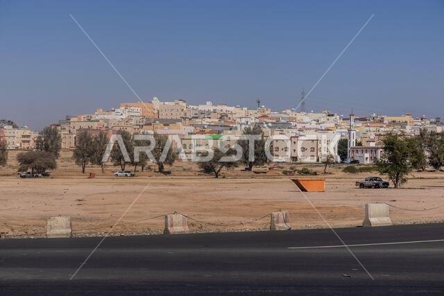 View of a village near Taif, Saudi Arabia