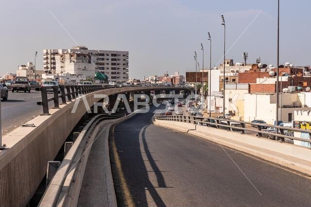 جدة، المملكة العربية السعودية - 15 نوفمبر 2021: طريق الستين في جدة، المملكة العربية السعودية