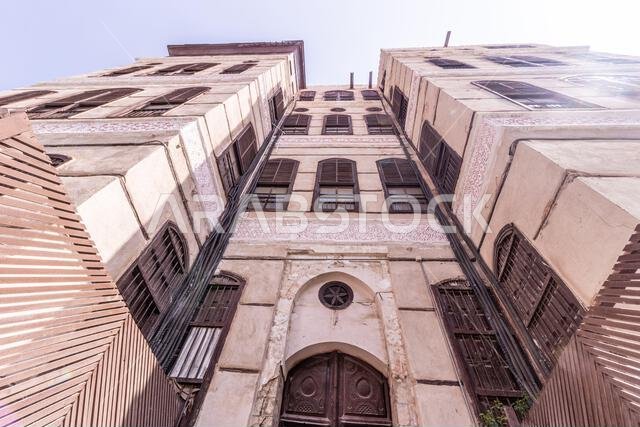 Traditional house in Al Balad, historic center of Jeddah, Saudi Arabia Traditional house in Al Balad, historic center of Jeddah, Saudi Arabia