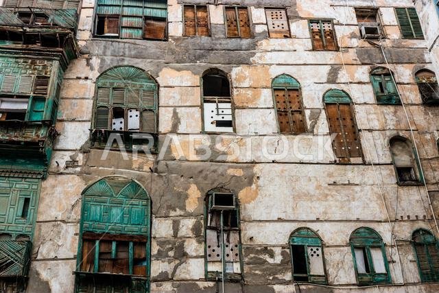 منزل تقليدي في البلد، المركز التاريخي لمدينة جدة، المملكة العربية السعودية
