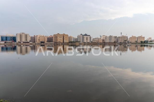 بحيرة الأربعين في جدة بالمملكة العربية السعودية