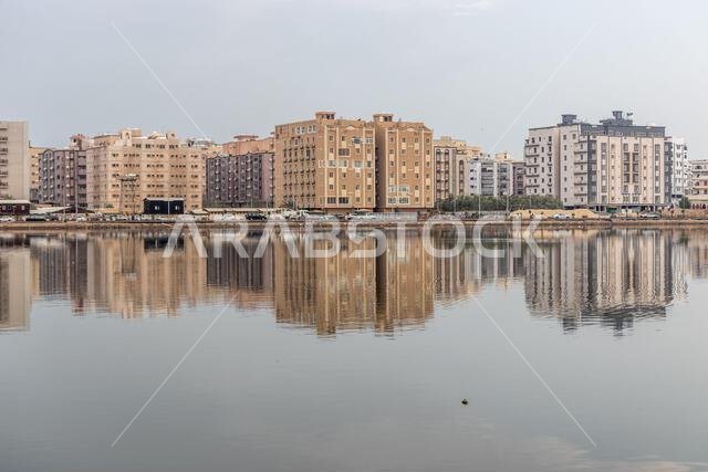 بحيرة الأربعين في جدة بالمملكة العربية السعودية