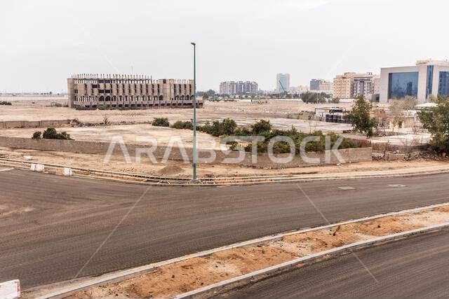 View of a landscape near the Central Fish market in Jeddah, Saudi Arabia