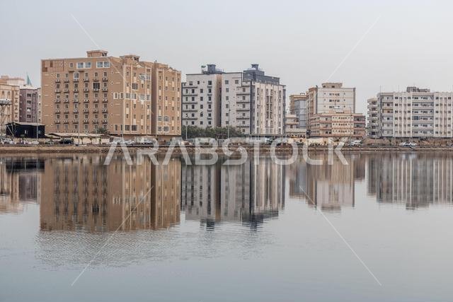 بحيرة الأربعين في جدة بالمملكة العربية السعودية