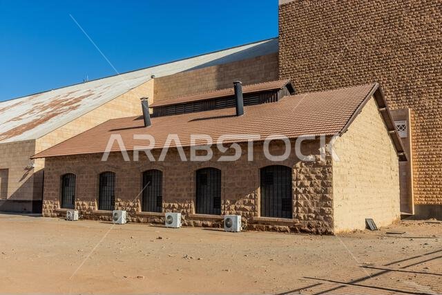 Former train station of Hijaz Railway in Tabuk, Saudi Arabia