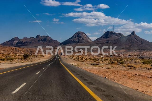 Road 8900 near Tabuk, Saudi Arabia