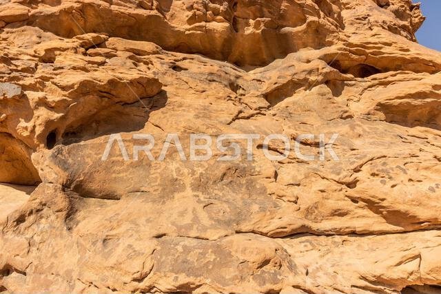 فنون صخرية (نقوش صخرية) في جبة، المملكة العربية السعودية