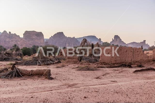 منظر طبيعي ريفي بالقرب من العلا، المملكة العربية السعودية منظر طبيعي ريفي بالقرب من العلا، المملكة العربية السعودية