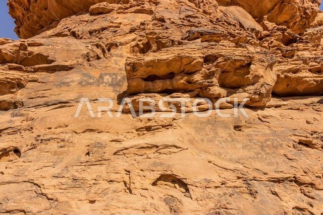 فنون صخرية (نقوش صخرية) في جبة، المملكة العربية السعودية