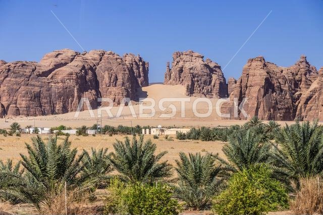 صخور بالقرب من العلا، المملكة العربية السعودية